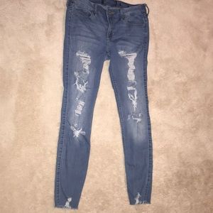 Skinny Ripped Hollister Jeans